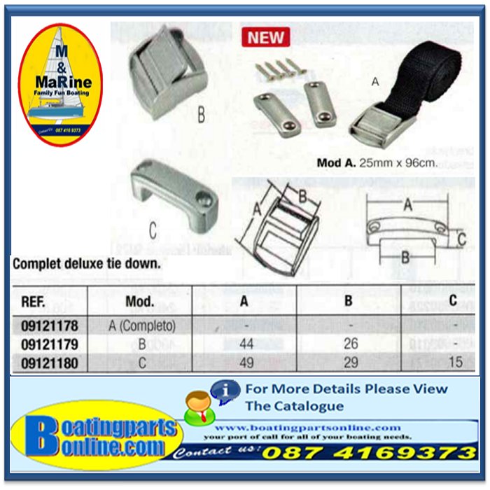 STRAP HOLDER INOX 316 620369121180